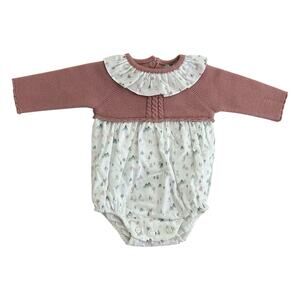 Coconut Romper 1-3 Months Girls Made in Spain